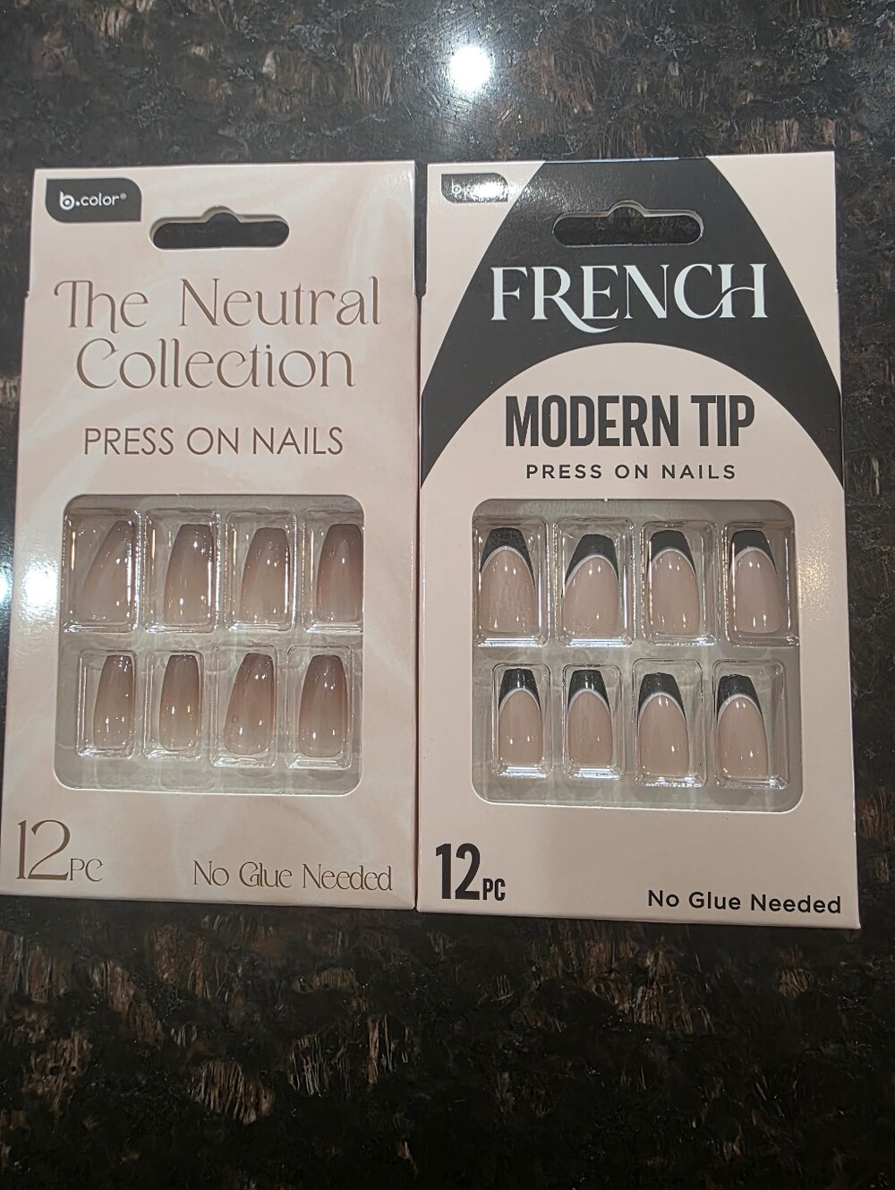 Neutral Collection & French Modern Tip Press-On Nails - Nude